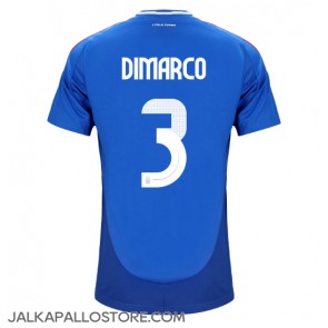 Italia Federico Dimarco #3 Kotipaita EM-Kisat 2024 Lyhythihainen